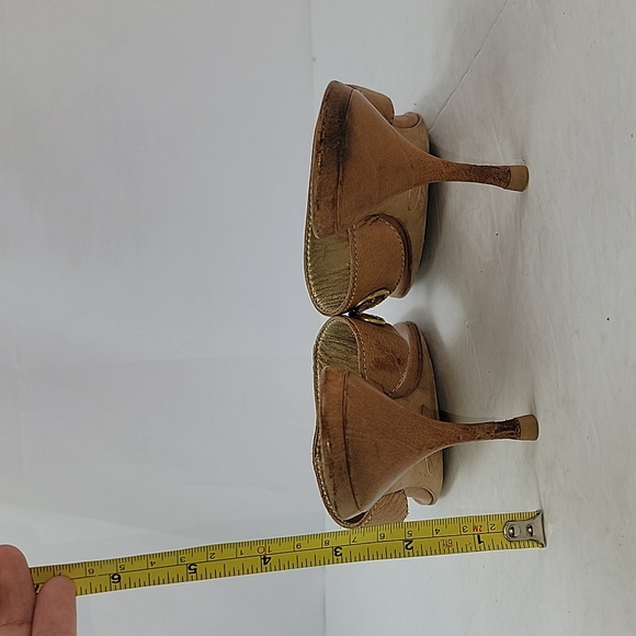 Prada Leather T-Strap Brown Women's Sandals - Picture 6 of 16